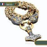 Collier Thor Tête De Loup | Argent