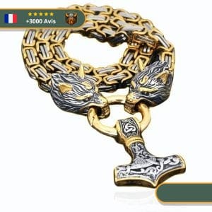 Collier Thor Tête De Loup | Argent