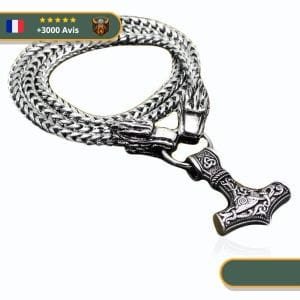 Collier Thor Tête De Dragon | Argent