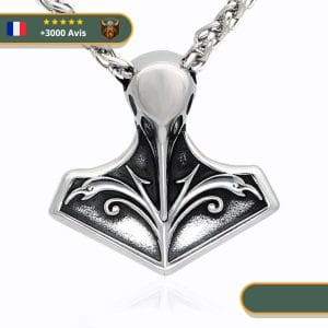 Collier Corbeau Royal | Argent