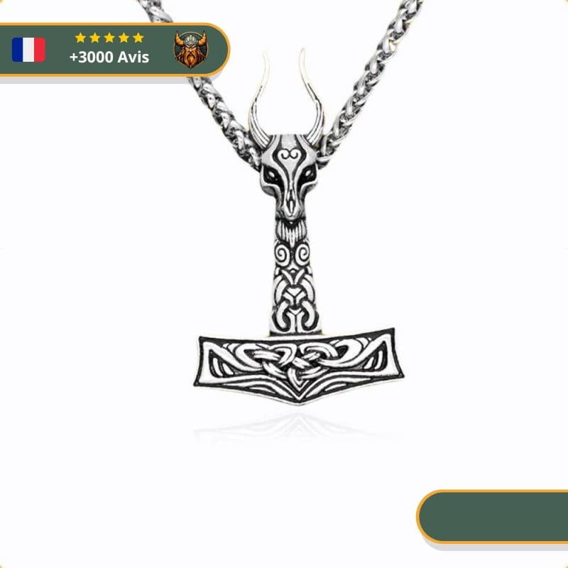 Collier Tête De Bouc | Argent