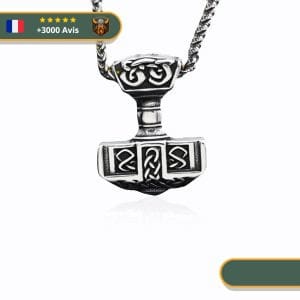 Collier Pendentif Marteau De Thor | Argent