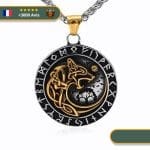 Collier Olaf Loup Viking |Argent