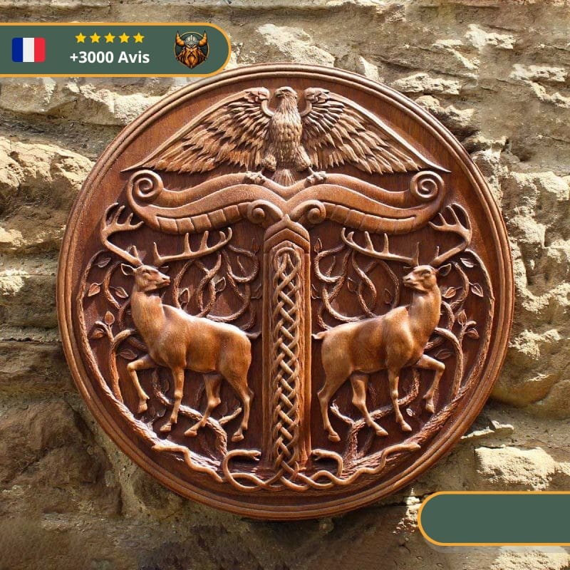 Art Mural Viking Irminsul Yggdrasil – Image 3