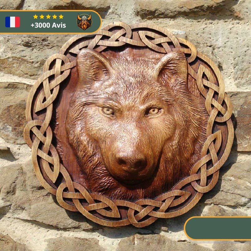 Art Mural Viking Loup Alpha – Image 3