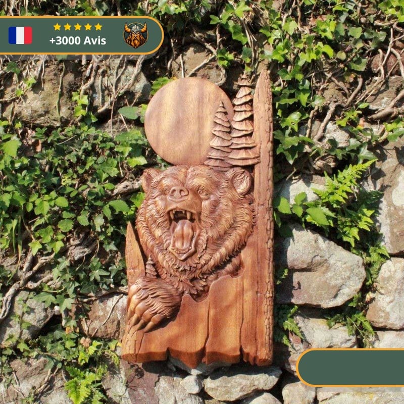 Art Mural Viking Roi des Ours – Image 2