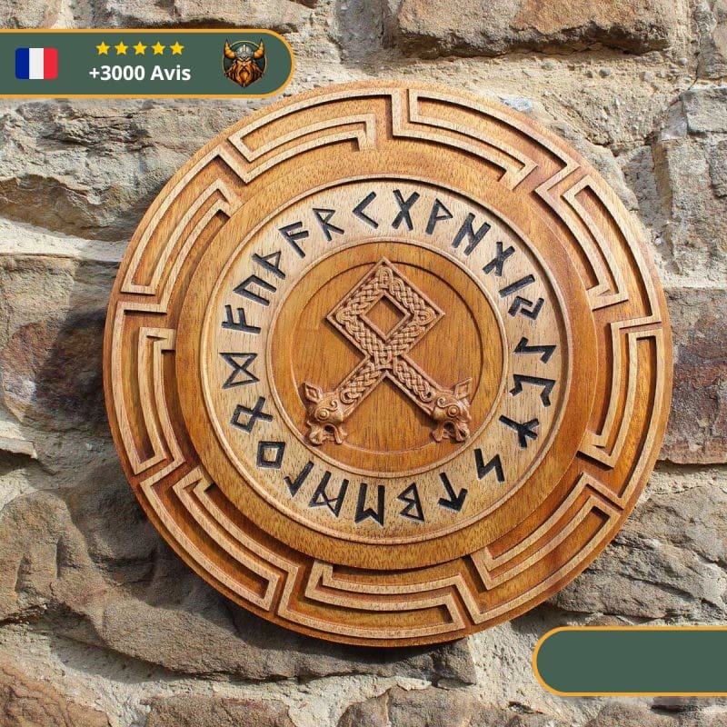 Art Mural Viking Rune Odal – Image 3