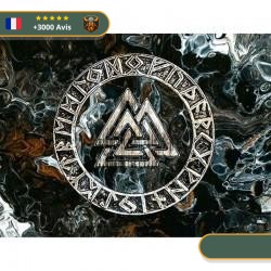 Drapeau Runes | Multicolore Viking-Legends.com