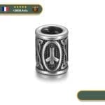 Perle En Acier <br>Rune Algiz</br> Viking Shop