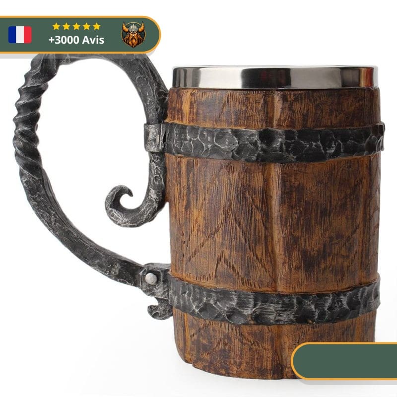 Mug Ragnar Lothbrok | Marron – Image 2