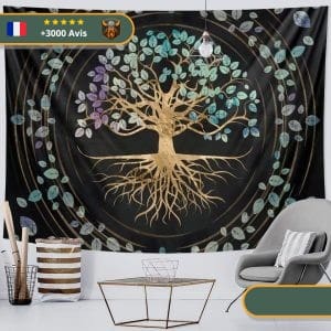 Tapis Mural Viking Arbre Magique