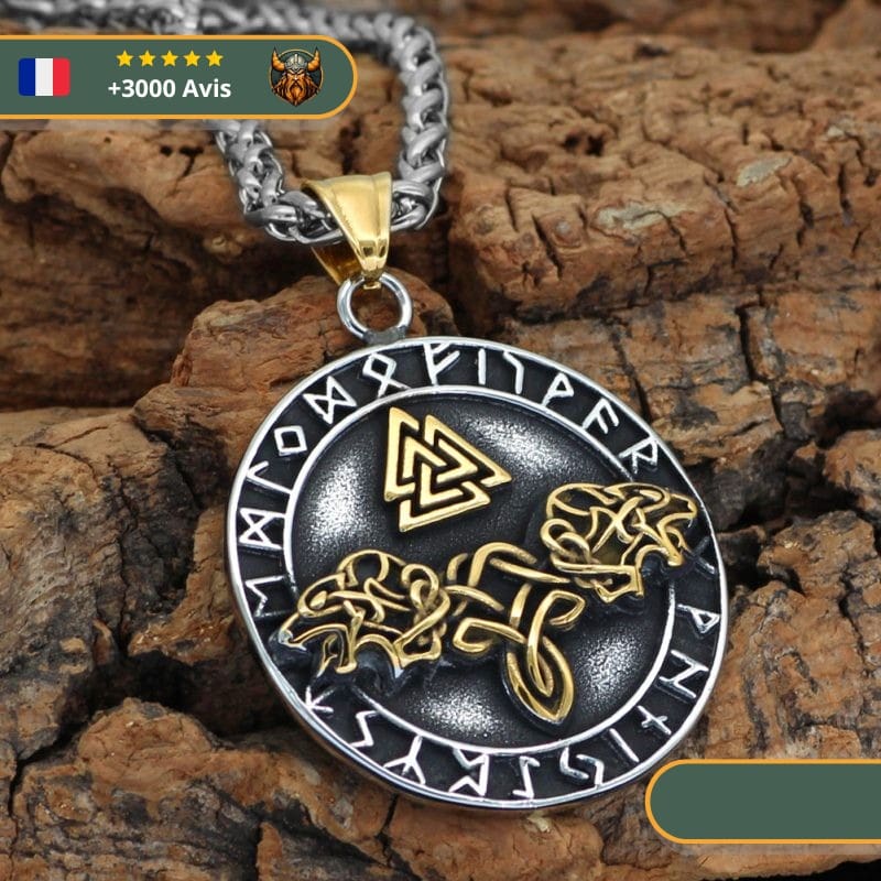 Collier Olaf Valknut | Argent – Image 4