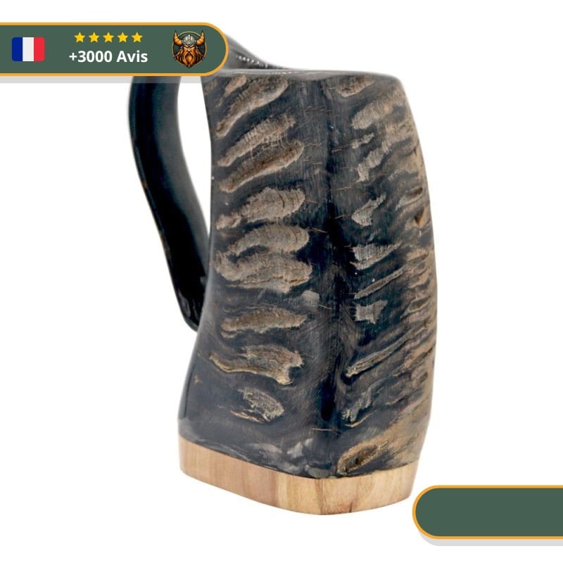 Chope De Bière En Corne Noire – Image 2