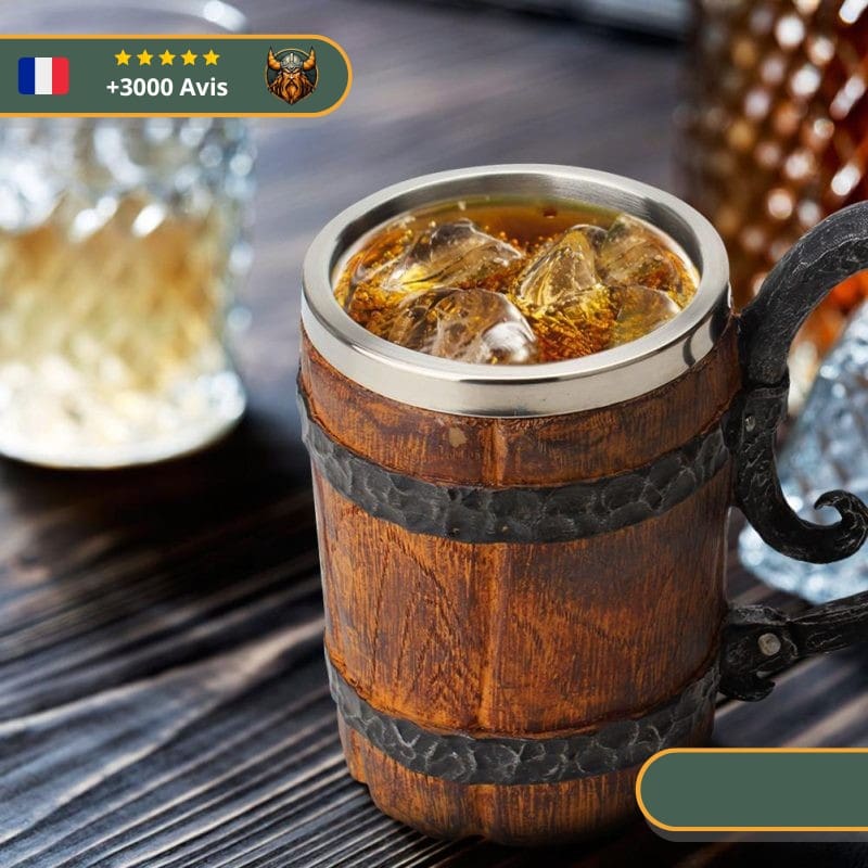 Mug Ragnar Lothbrok | Marron – Image 3
