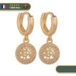 Boucles d'Oreilles Arbre De Vie