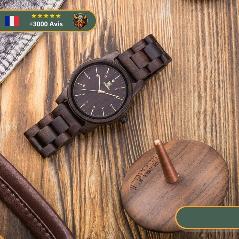 Montre Bois Mythologie | Marron – Image 4
