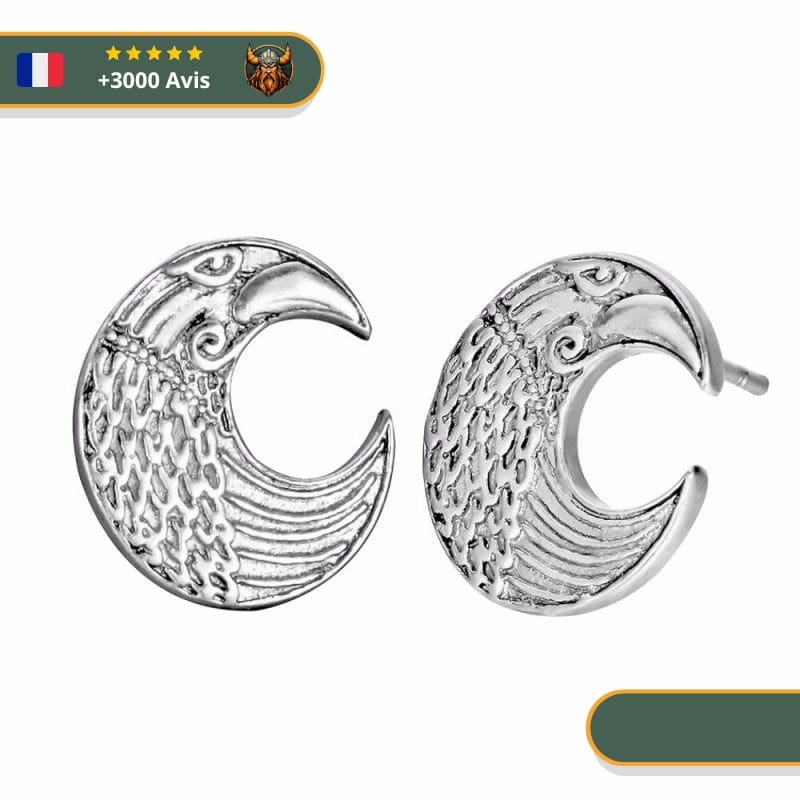 Boucles D'oreilles Lune De Sang | Argent – Image 2