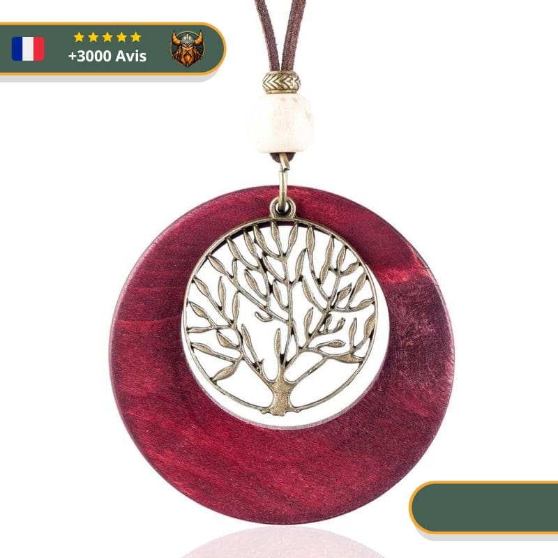 Collier Viking Arbre De Vie