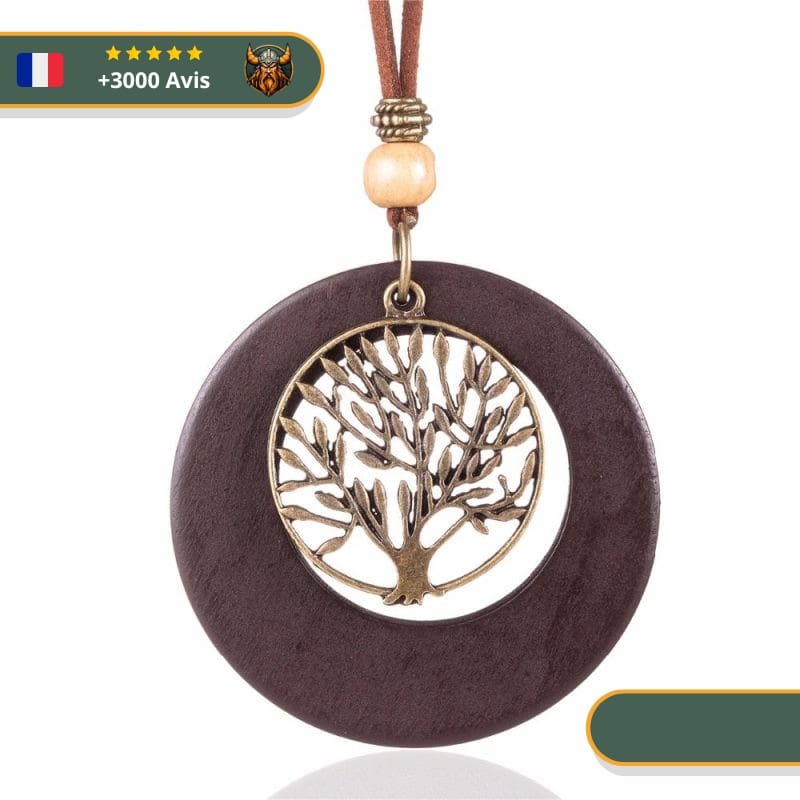 Collier Viking Arbre De Vie