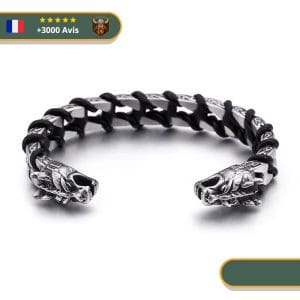 Bracelet Viking <br>Loup Fenrir</br> Viking Shop