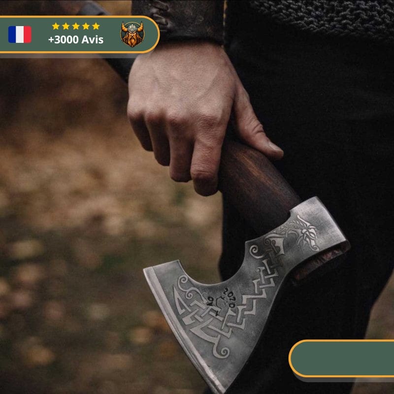Hache Viking Fait Main – Image 2