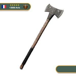 Hache viking à double tranchant