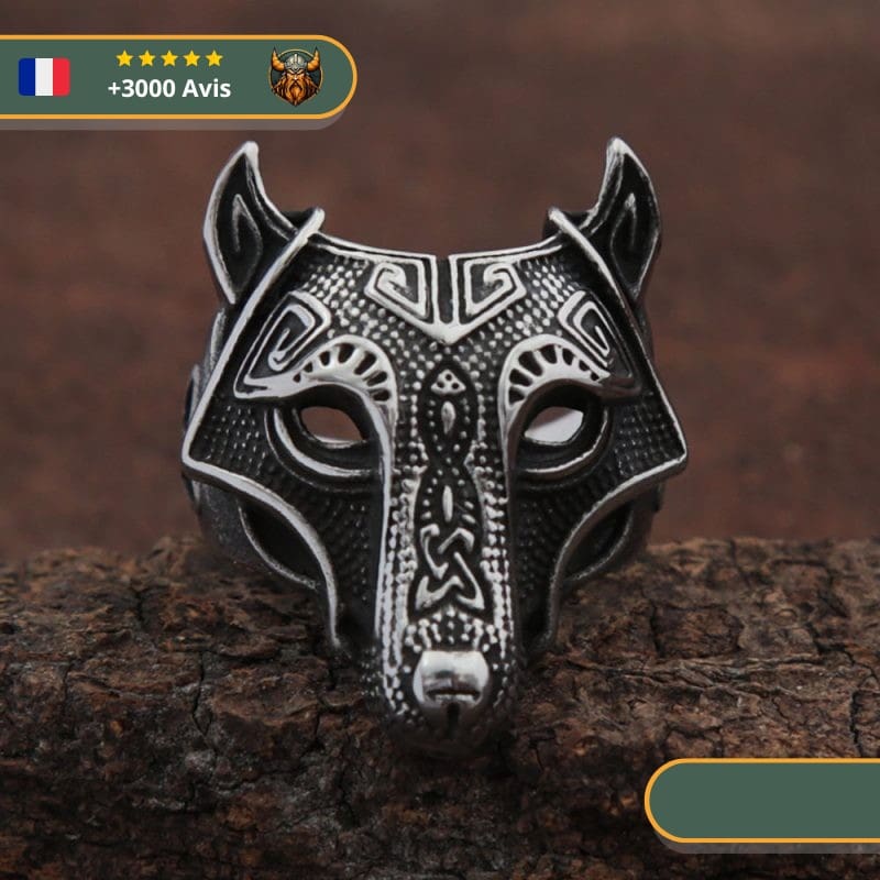 Bague Viking Loup Fenrir – Image 5