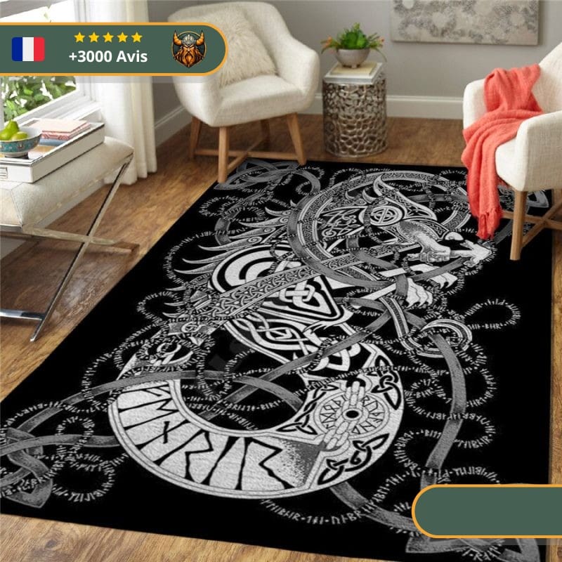 Tapis Viking Fenrir Runique