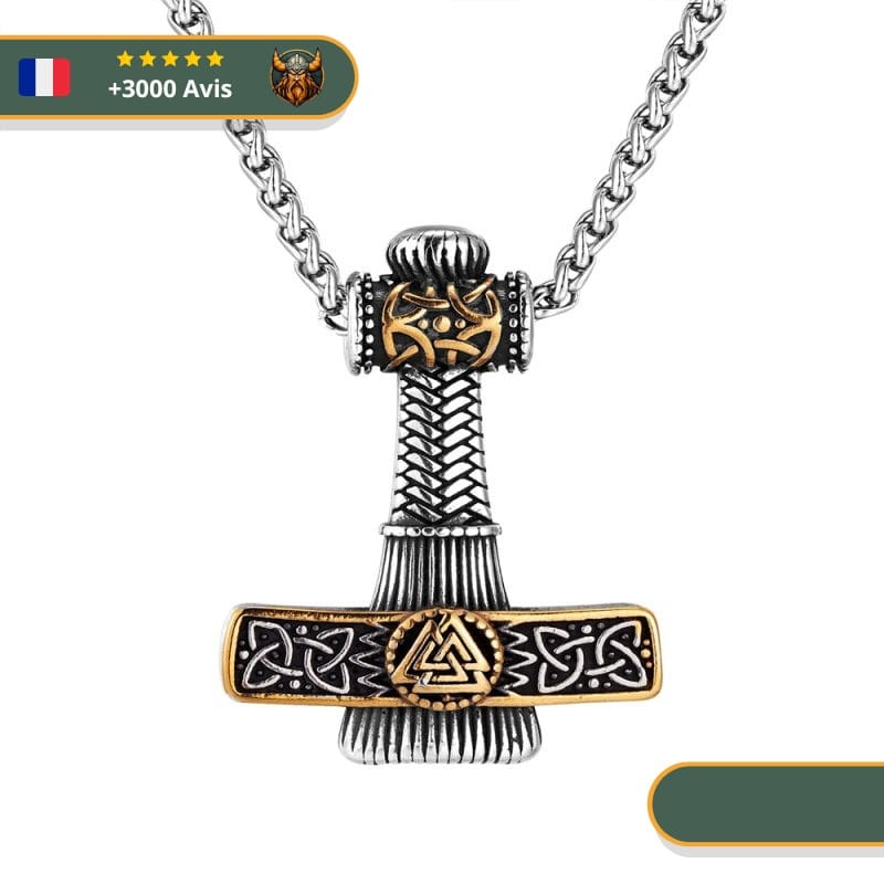 Collier Viking Marteau De Thor Et Runes Viking Shop