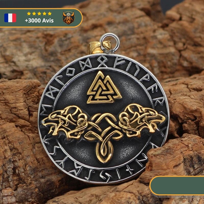 Collier Olaf Valknut | Argent – Image 3