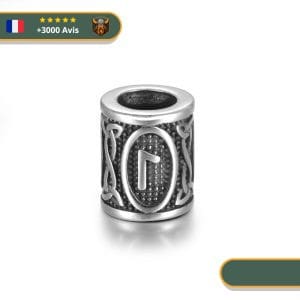 Perle En Acier <br>Rune Laguz</br> Viking Shop
