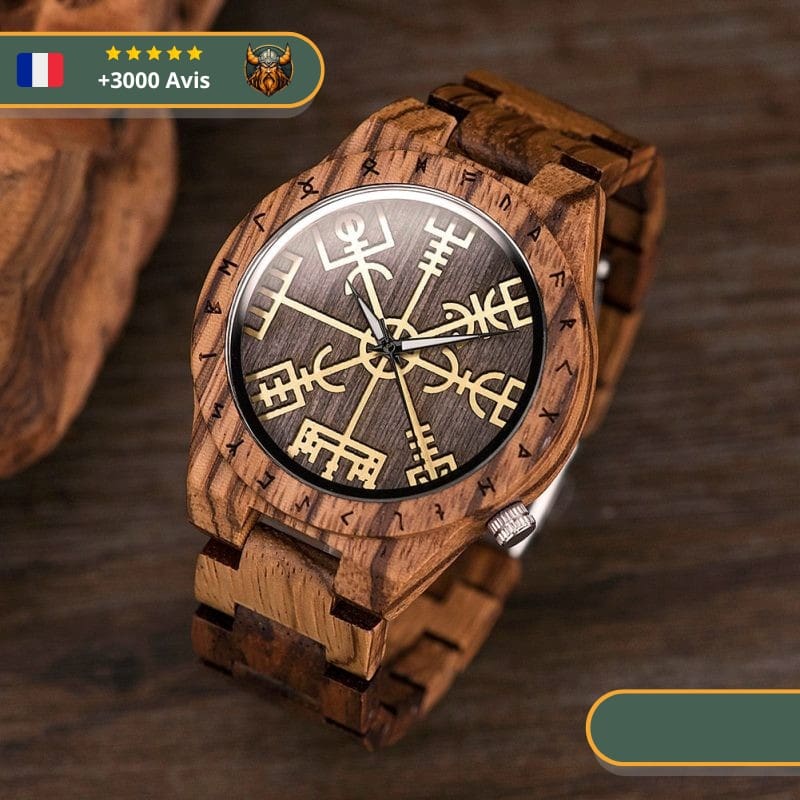 Montre viking Bois | Marron Clair – Image 4