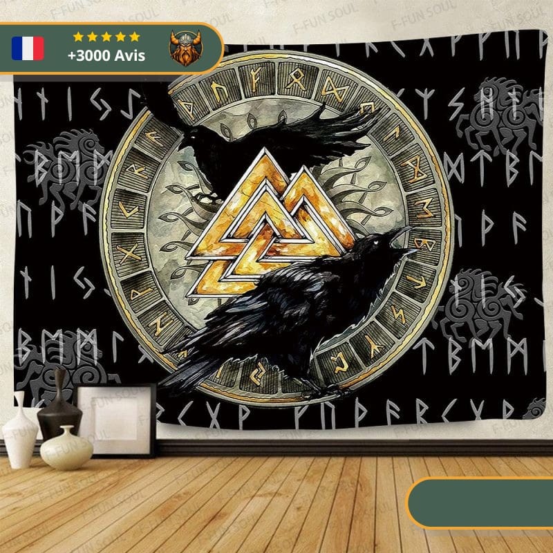 Tapis Mural Viking Trinité d'Odin