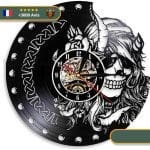 Horloge viking crâne pirate