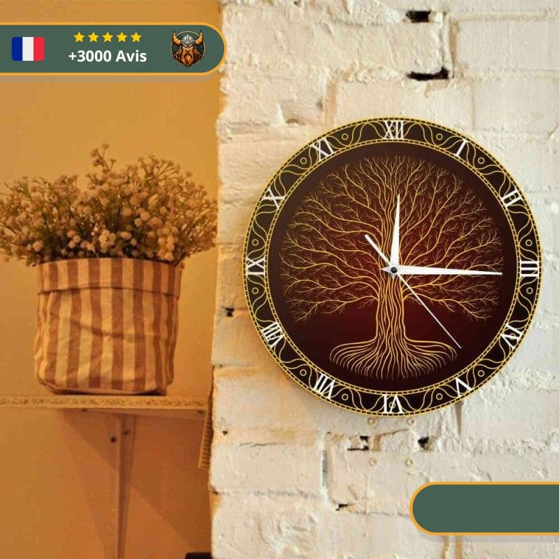 Horloge Viking Arbre Yggdrasil – Image 4