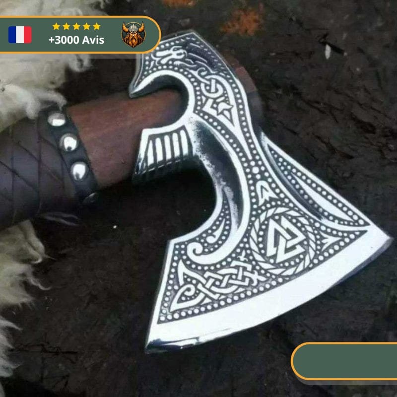 Hache Viking Trinité Nordique – Image 2
