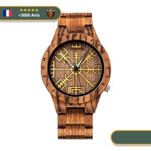 Montre viking Bois | Marron Clair
