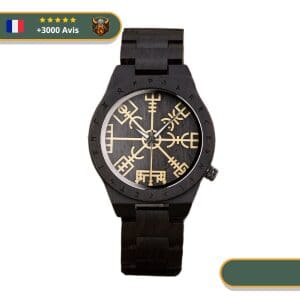 Montre viking Bois | Noir