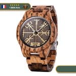 Montre Scandinave Esprit Bois | Marron Clair