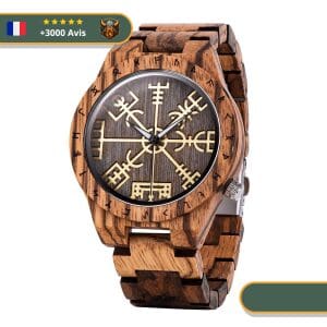 Montre Scandinave Esprit Bois | Marron Clair