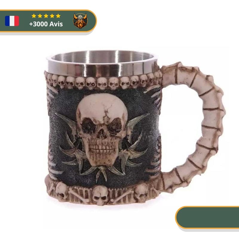 Mug Viking <br> Tête de Mort