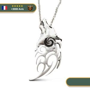 Pendentif Loup Blanc