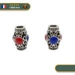 Perles de Cheveux Viking <br> Eau et Feu (x2)