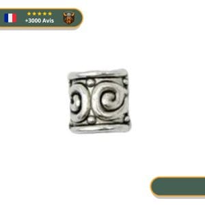 Perles de Tresse Viking  Flots Marins (x10)