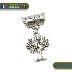 Perles de Tresse Viking <br> Frêne Yggdrasil (x5)