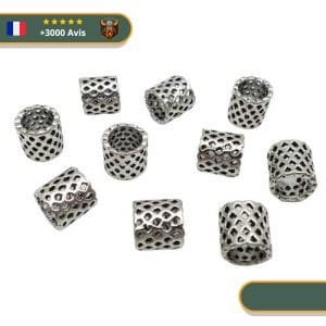 Perles de Tresse Viking <br> Gelure d'Hivers (x10)