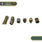 Perles de Tresse Viking <br> Les 6 éléments (x6)