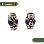 Perles de Tresse Viking  Saphir (x2)
