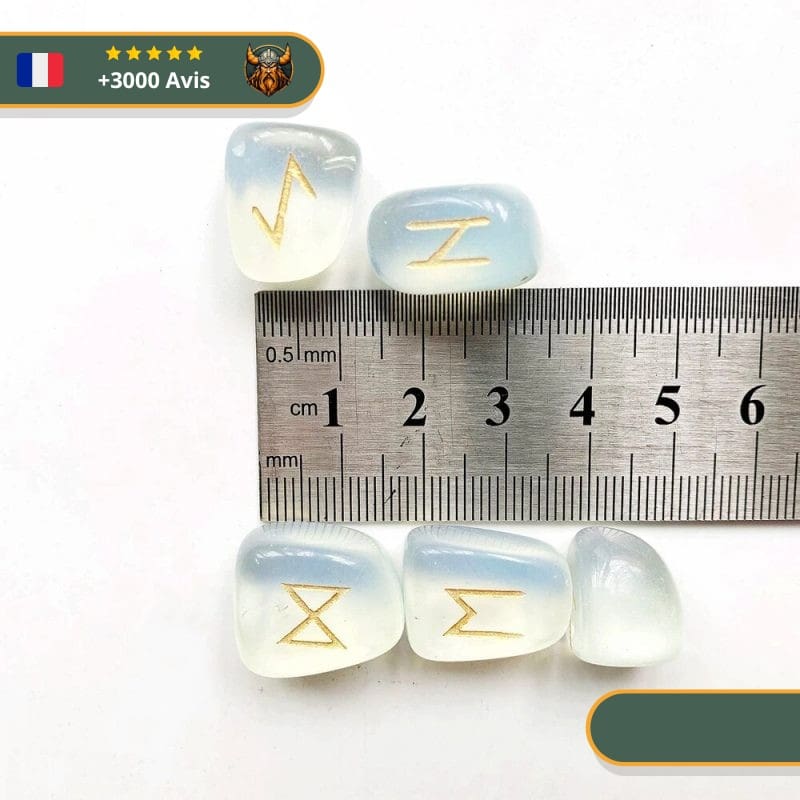 Pierre Viking Runique en Opalite (x25) – Image 2
