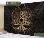 Photo Tapis Mural Viking Arbre et Triquetra